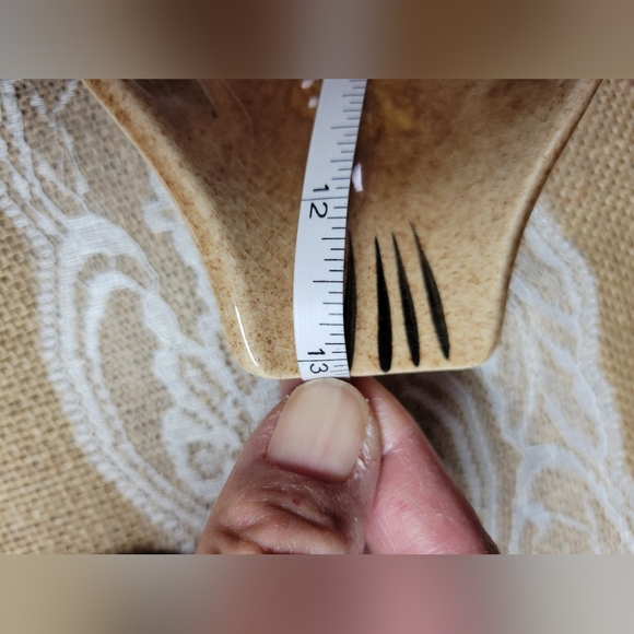 Vintage The California Cleminsons ceramic hand painted bread platter dove - Picture 11 of 15